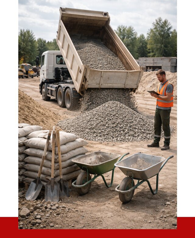 Доставка нерудных материалов в Сорочинске от 1239 руб. | ПРОНЕРУДСрч
