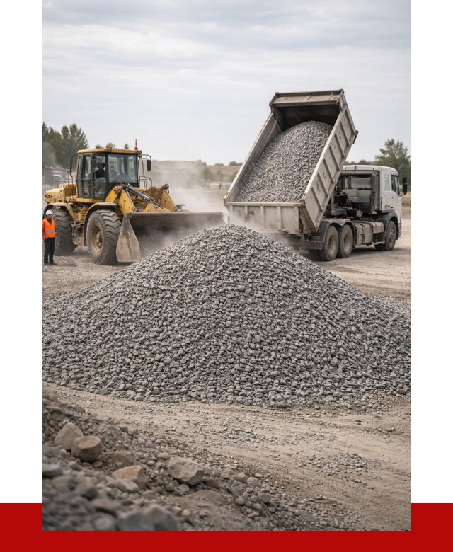 Купить щебень с доставкой в Сорочинске от 2582 руб. | ПРОНЕРУДСрч