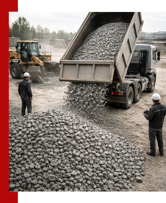 Доставка гранитного щебня фракции 20-40 в Сорочинске