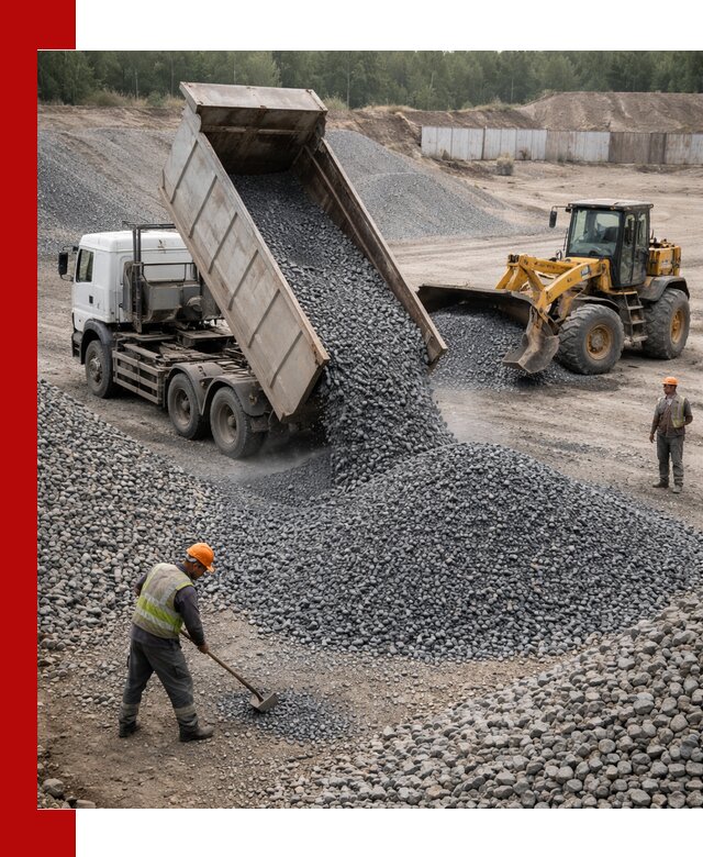 Щебень габбро-диабаз фр. 5-20 с доставкой в Сорочинске