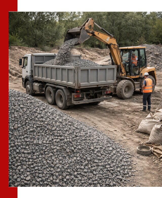 Доставка гравийного щебня в Сорочинске оптом и в розницу