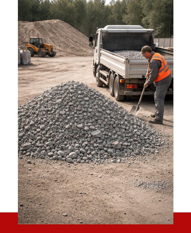 Гравийный щебень фракция 5-10 в Сорочинске от 2272 р. | ПРОНЕРУДСрч