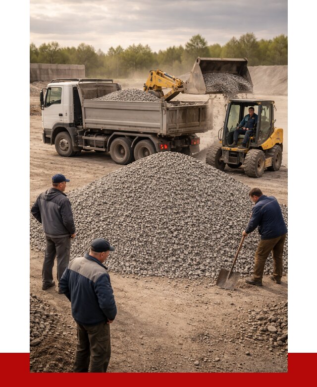 Гравийный щебень фракция 5-20 в Сорочинске от 2479 р. ПРОНЕРУДСрч