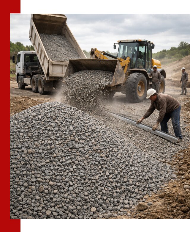 Гравийный щебень фракция 5-20 с доставкой в Сорочинске