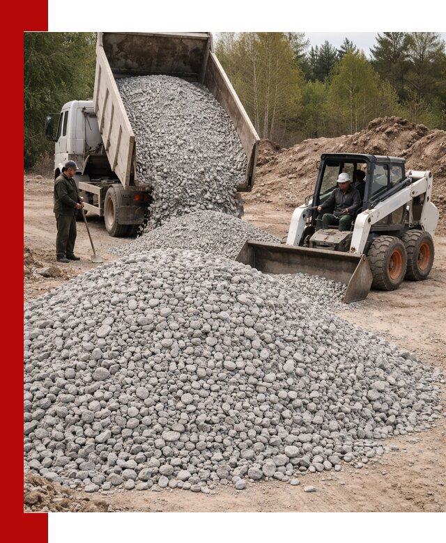 Доставка доломитового щебня в Сорочинске напрямую от карьера