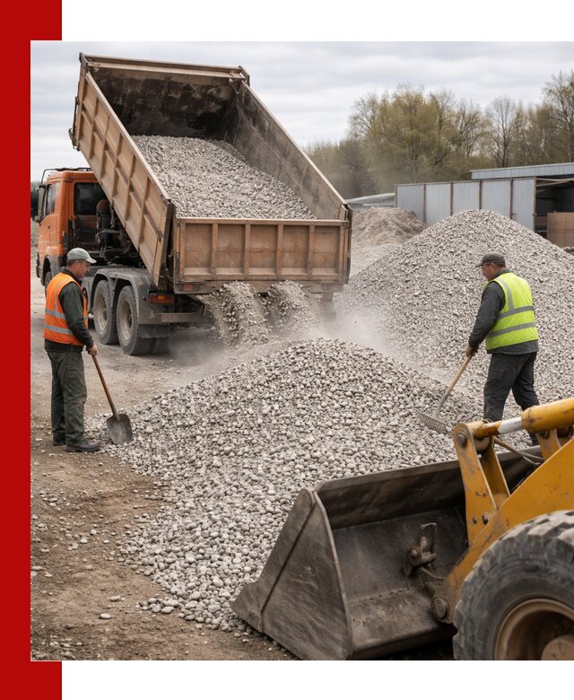 Доломитовый щебень фракции 5-20 с доставкой в Сорочинске