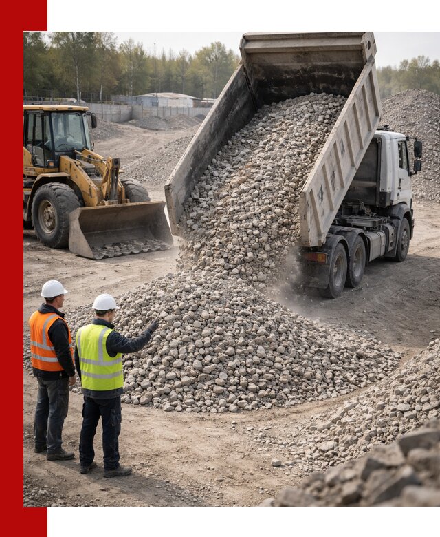 Вторичный щебень фракция 40–70 доставка в Сорочинске