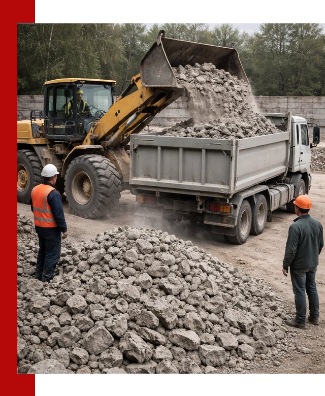 Вторичный щебень фракция 70–150 в Сорочинске с доставкой