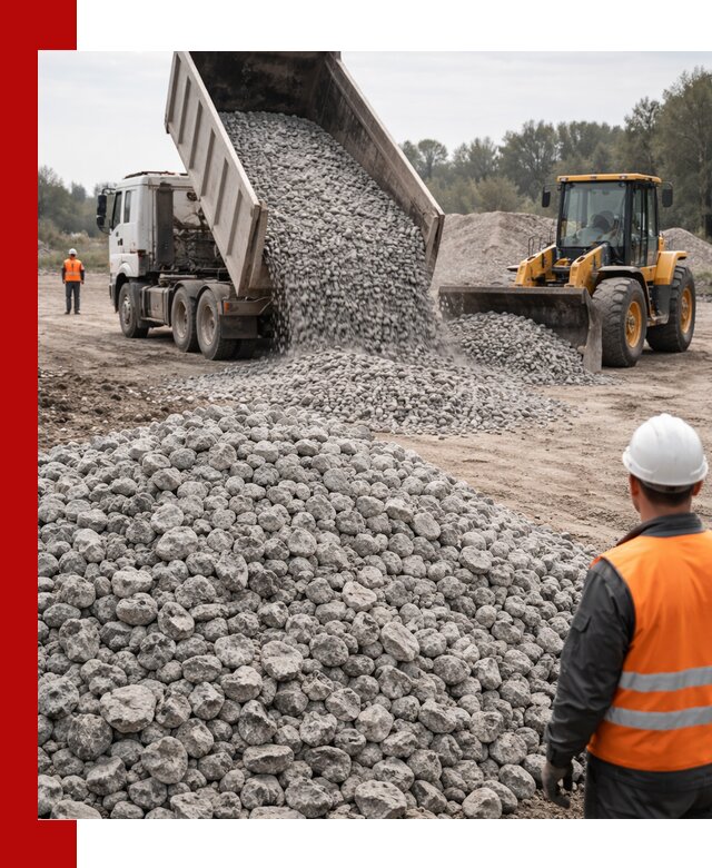 Доставка бетонного щебня фракции 20-40 в Сорочинске