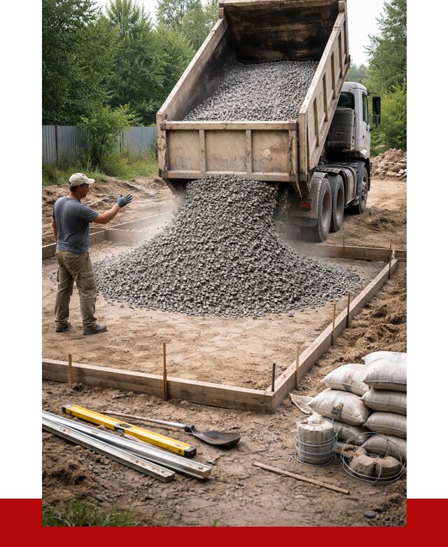 Купить щебень для фундамента в Сорочинске от 4648 р. | ПРОНЕРУДСрч