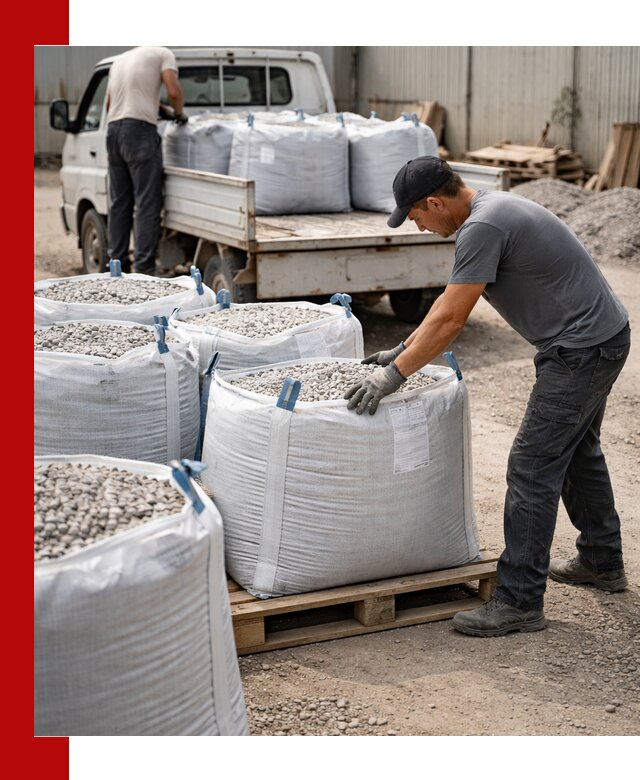 Доставка щебня в мешках по выгодным ценам в Сорочинске