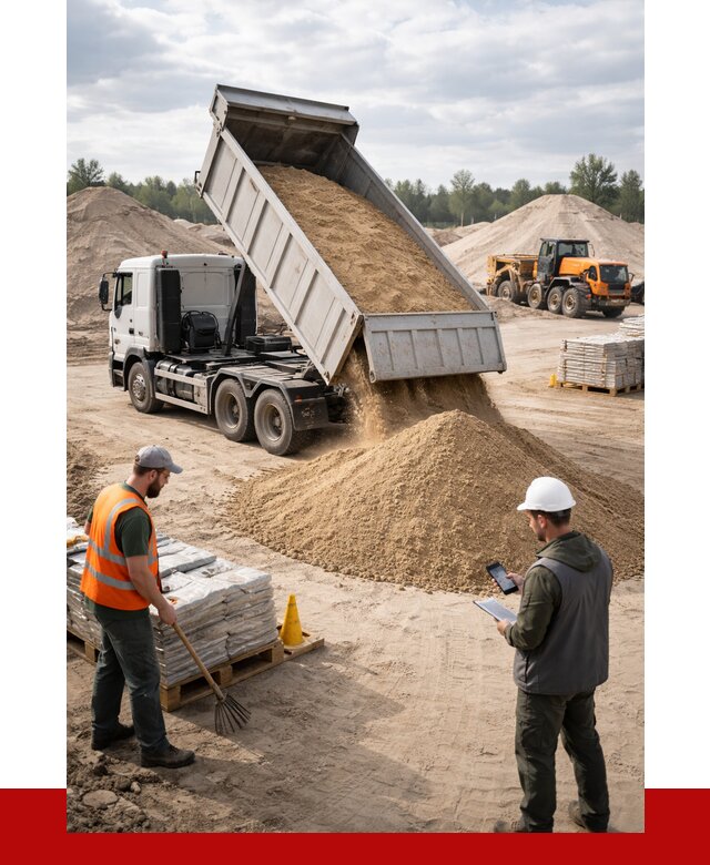 Карьерный песок с доставкой в Сорочинске от 3718 р. ПРОНЕРУДСрч