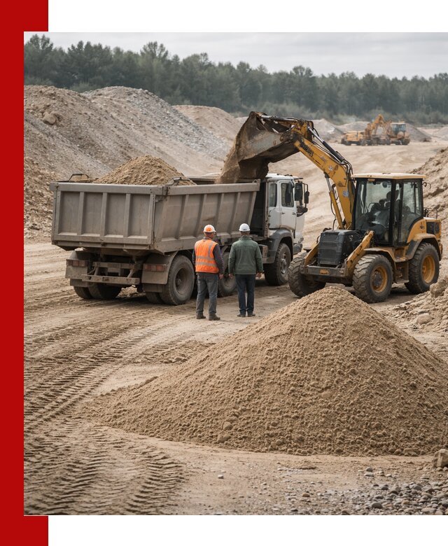 Карьерный среднезернистый песок с доставкой в Сорочинске