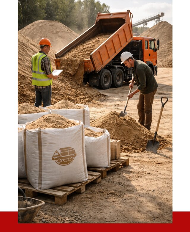 Строительный песок в Сорочинске от 2272 р. с доставкой, ПРОНЕРУДСрч