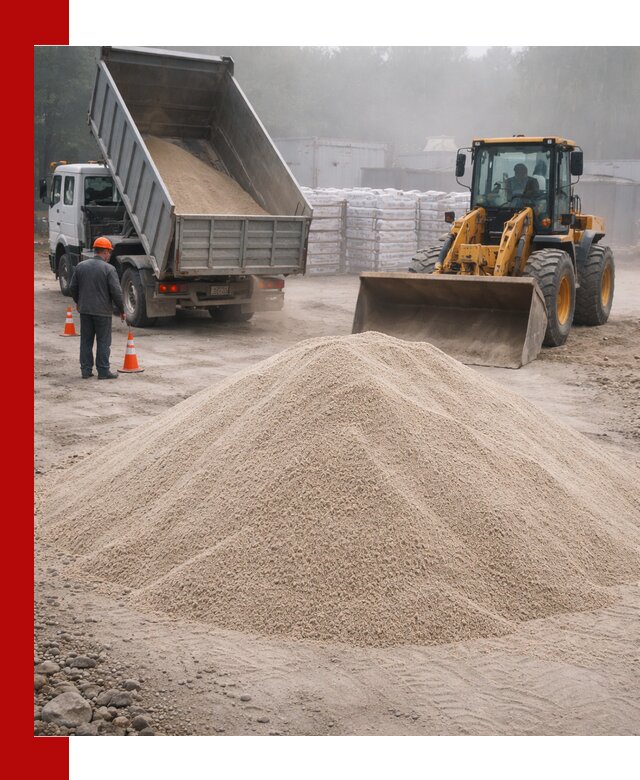 Кварцевый песок фракция 0–8 для стройработ в Сорочинске