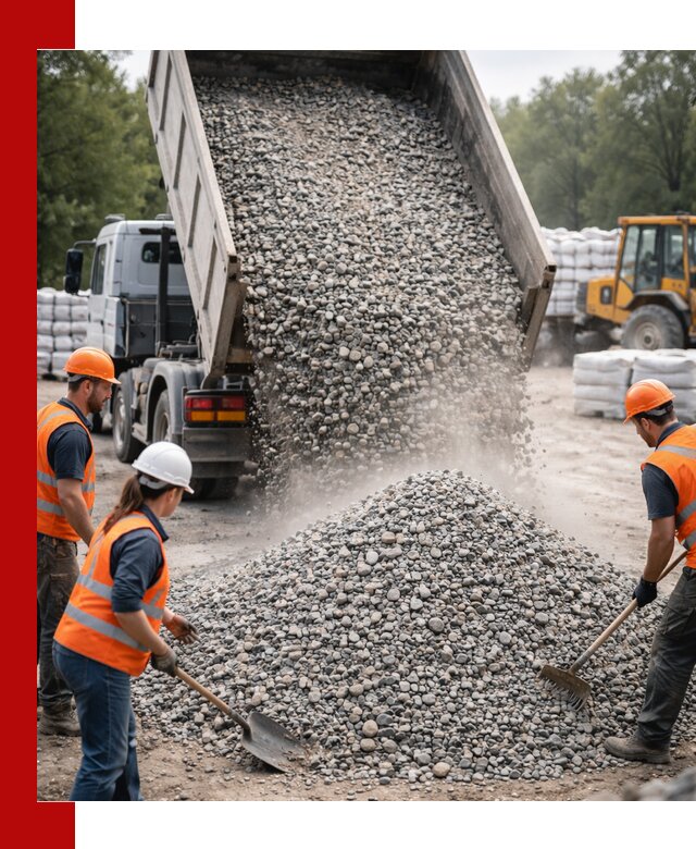 Доставка гравия и камня в Сорочинске оптом и в розницу
