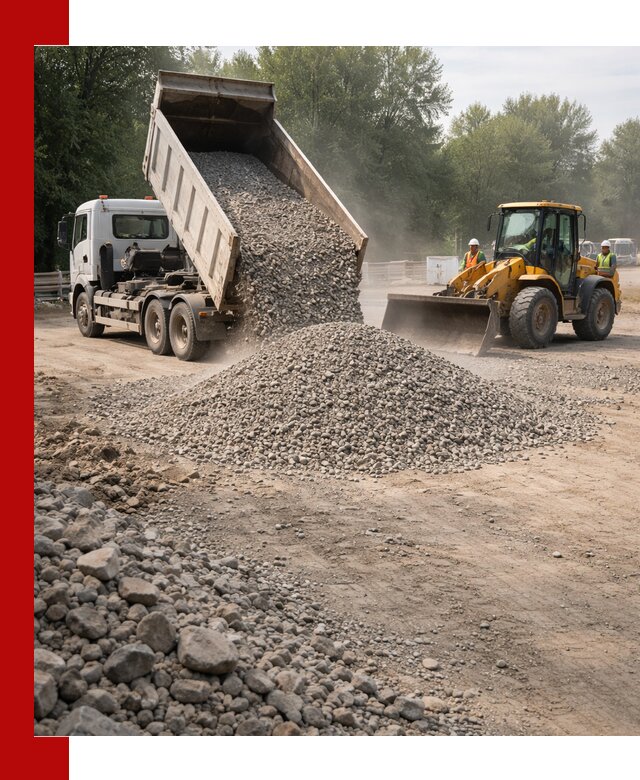 Гравий фракция 5–20 доставка в Сорочинске оптом и в розницу