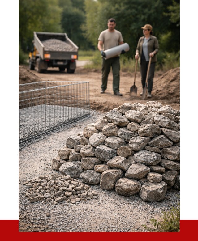 Камень для габионов фракция 100-200 в Сорочинске от 4957 р. | ПРОНЕРУДСрч