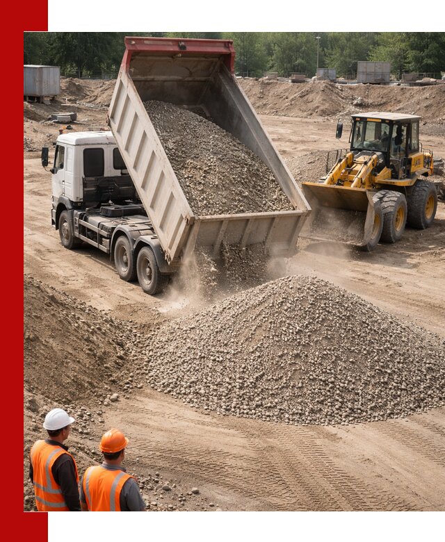 Щебень с песком (ЩГПС С2) с доставкой в Сорочинске