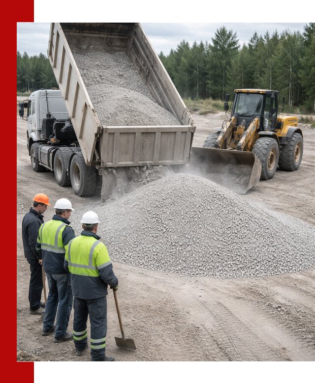 Известняковый отсев 0-5 доставка в Сорочинске быстро и выгодно