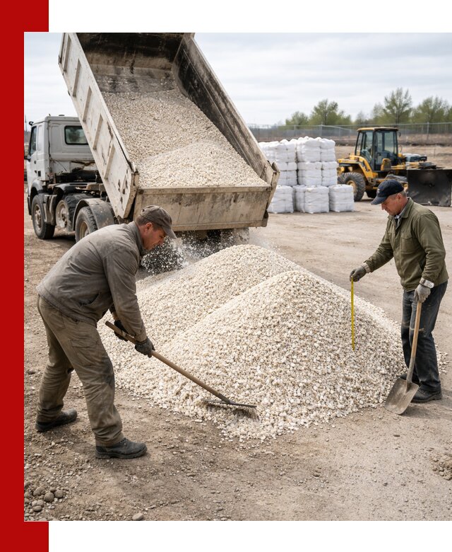 Мраморная крошка с доставкой и разгрузкой в Сорочинске