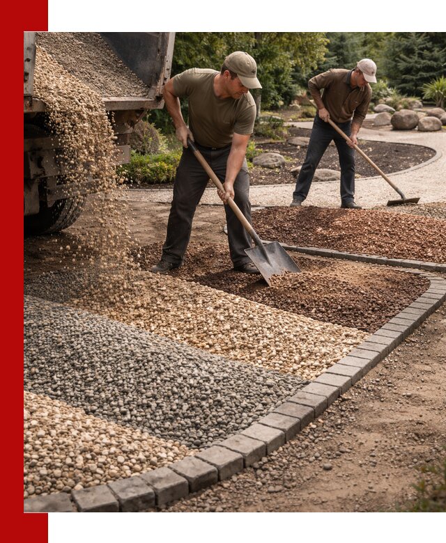 Декоративная крошка для ландшафта в Сорочинске — продажа и доставка