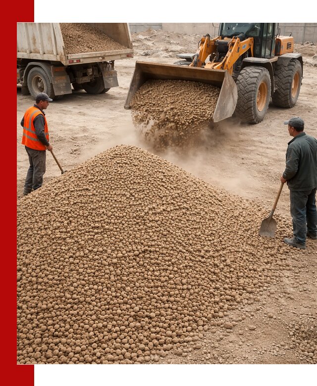 Керамзит фракция 10-20 с доставкой в Сорочинске