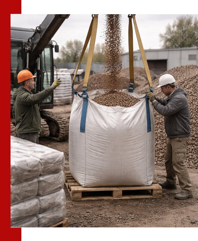 Керамзит в биг-бегах с доставкой в Сорочинске
