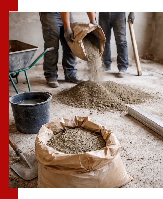 Доставка сухой смеси для стяжки в Сорочинске