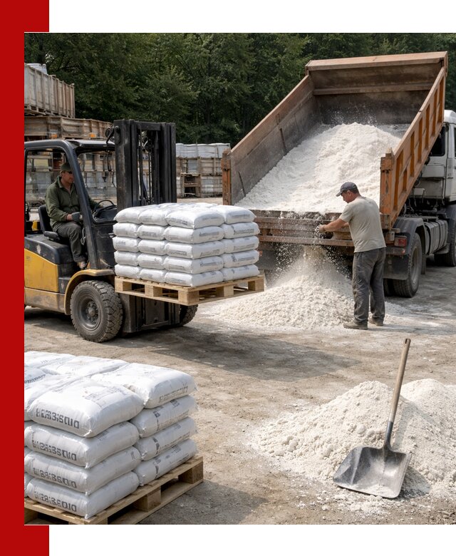 Доставка строительной извести оптом и в розницу в Сорочинске