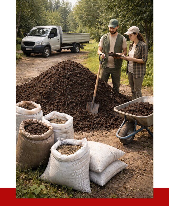 Купить грунт с доставкой в Сорочинске от 4648 р. за м3 | ПРОНЕРУДСрч