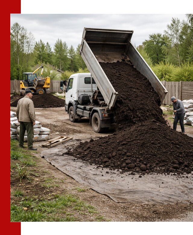 Доставка качественного почвогрунта в Сорочинске оптом и в розницу