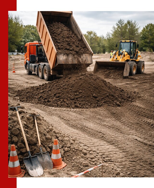 Поставка и доставка планировочного грунта в Сорочинске