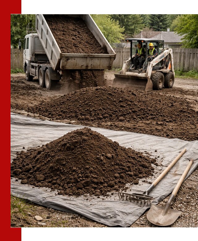 Грунт для отсыпки участка с доставкой в Сорочинске