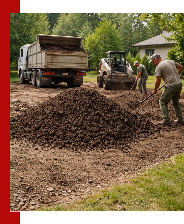 Доставка и укладка грунта для газона в Сорочинске
