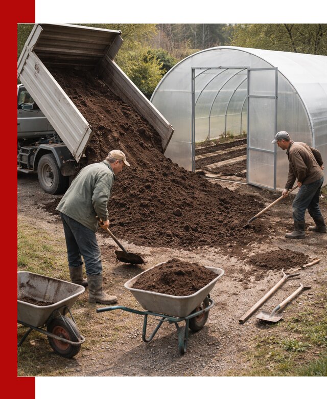 Грунт для теплицы с доставкой в Сорочинске — плодородный субстрат под растения