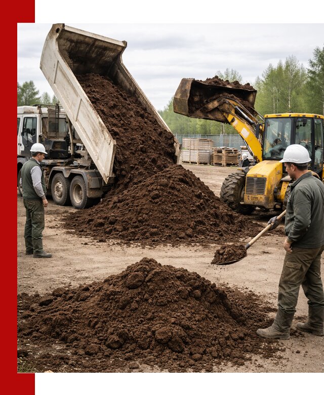 Доставка торфа оптом и в мешках в Сорочинске