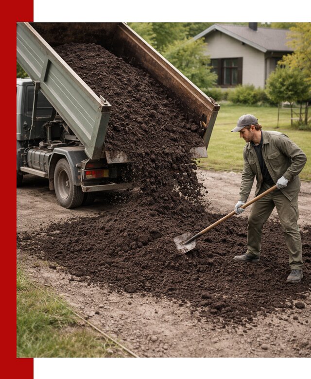 Чернозем для газона с доставкой в Сорочинске быстро и качественно