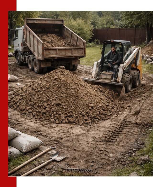 Суглинок для планировки участков в Сорочинске с доставкой и выгрузкой