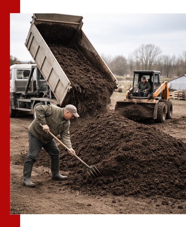 Доставка и продажа перегноя в Сорочинске быстро и дешево