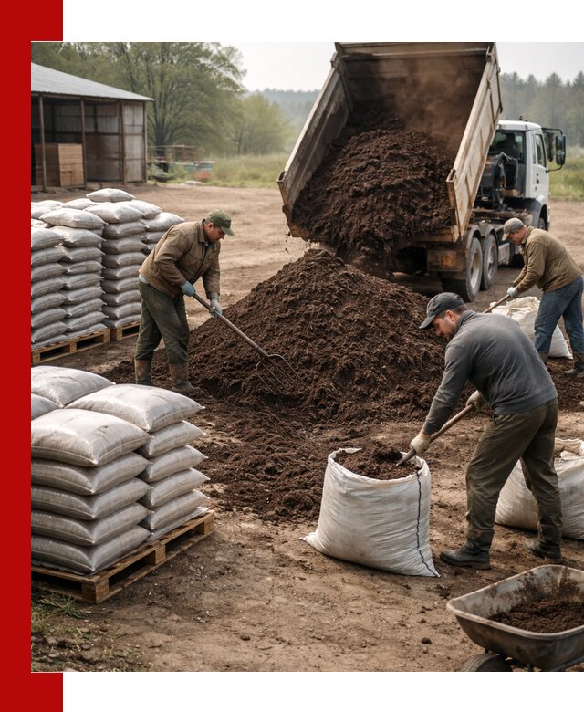 Доставка компоста оптом и в розницу в Сорочинске