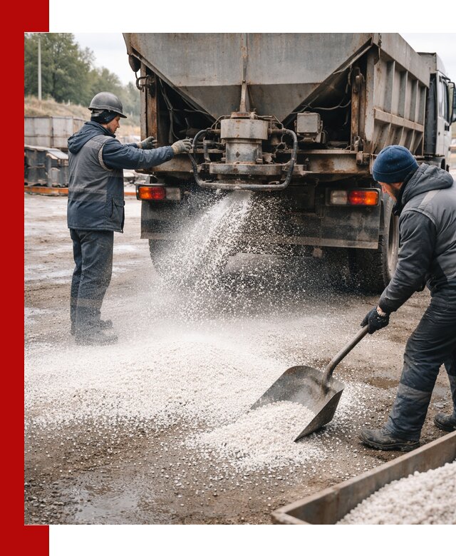 Доставка и продажа хлористого кальция в Сорочинске