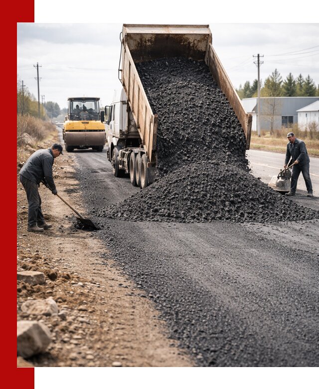 Асфальтовая крошка для дорог в Сорочинске — поставка и доставка