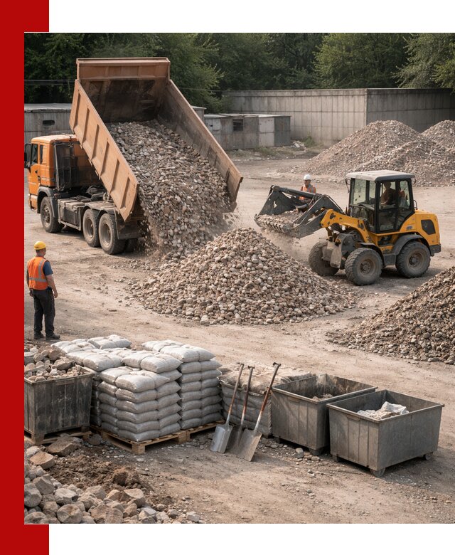 Вторичные материалы для отсыпки в Сорочинске — поставка и доставка