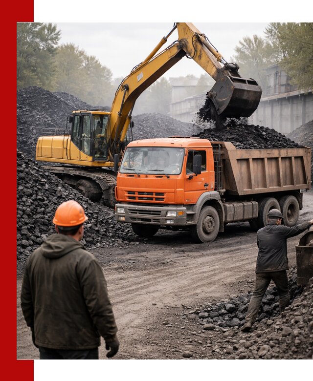 Доставка угля автотранспортом в Сорочинске быстро и выгодно