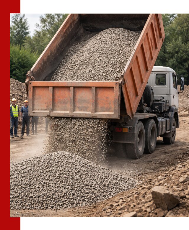 Доставка сыпучих материалов самосвалом в Сорочинске быстро и надежно