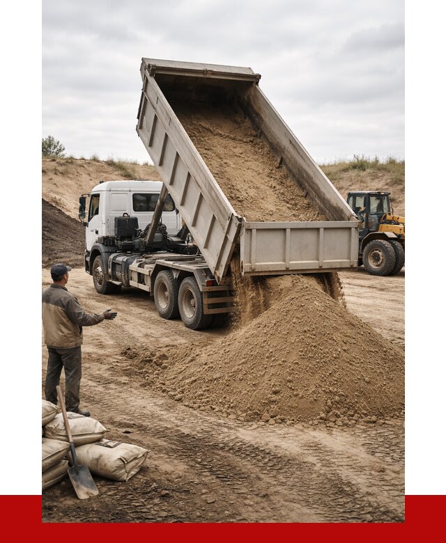 Доставка самосвалом 20 кубов в Сорочинске от 7746 р. | ПРОНЕРУДСрч