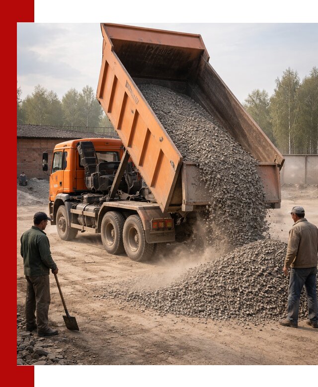 Доставка самосвалом 20 м3 в Сорочинске быстро и надежно