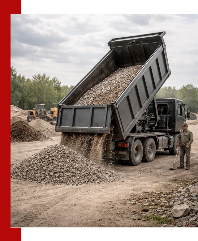 Доставка самосвалом 30 м3 по выгодным ценам в Сорочинске