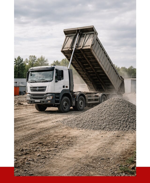 Доставка самосвалом 40 кубов в Сорочинске от 9295 р. | ПРОНЕРУДСрч